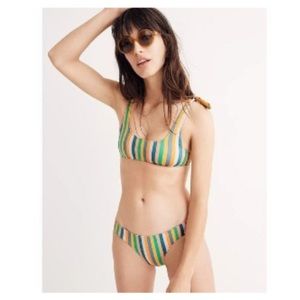 J.Crew Striped Bikini NWT